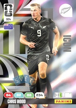 Chris Wood New Zealand Panini FIFA World Cup 2026 Adrenalyn XL Icon #324